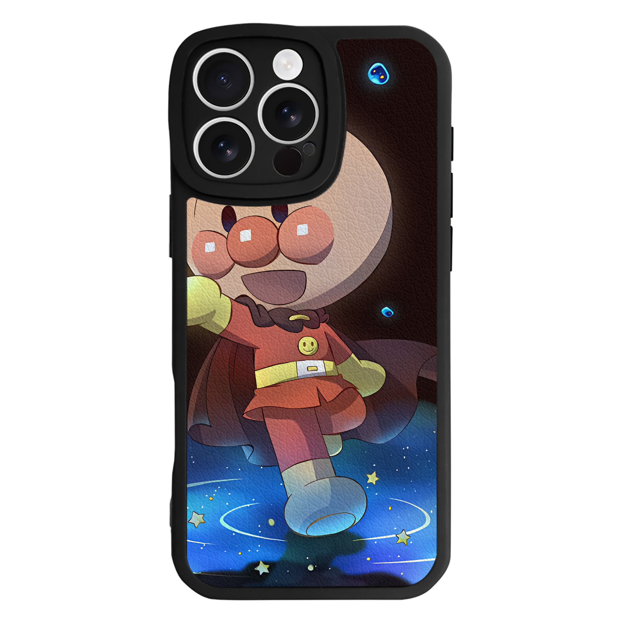 （画像用） アンパンマン Anpanman 【iPhone 16シリーズ対応】シリコンスマホケース（レザー調） 材質：シリコン